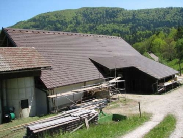 Streha je pokrita
